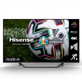 Hisense 55A7GQTUK 55" QLED 4K UHD HDR SMART TV with HDR10+ Dolby Vision&trade;, Dolby Atmos&reg; and Alexa & Google Assistant